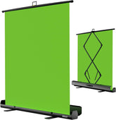 61x72in Collapsible Chroma Key Panel Portable & Retractable Wrinkle-Resistant Backdrop